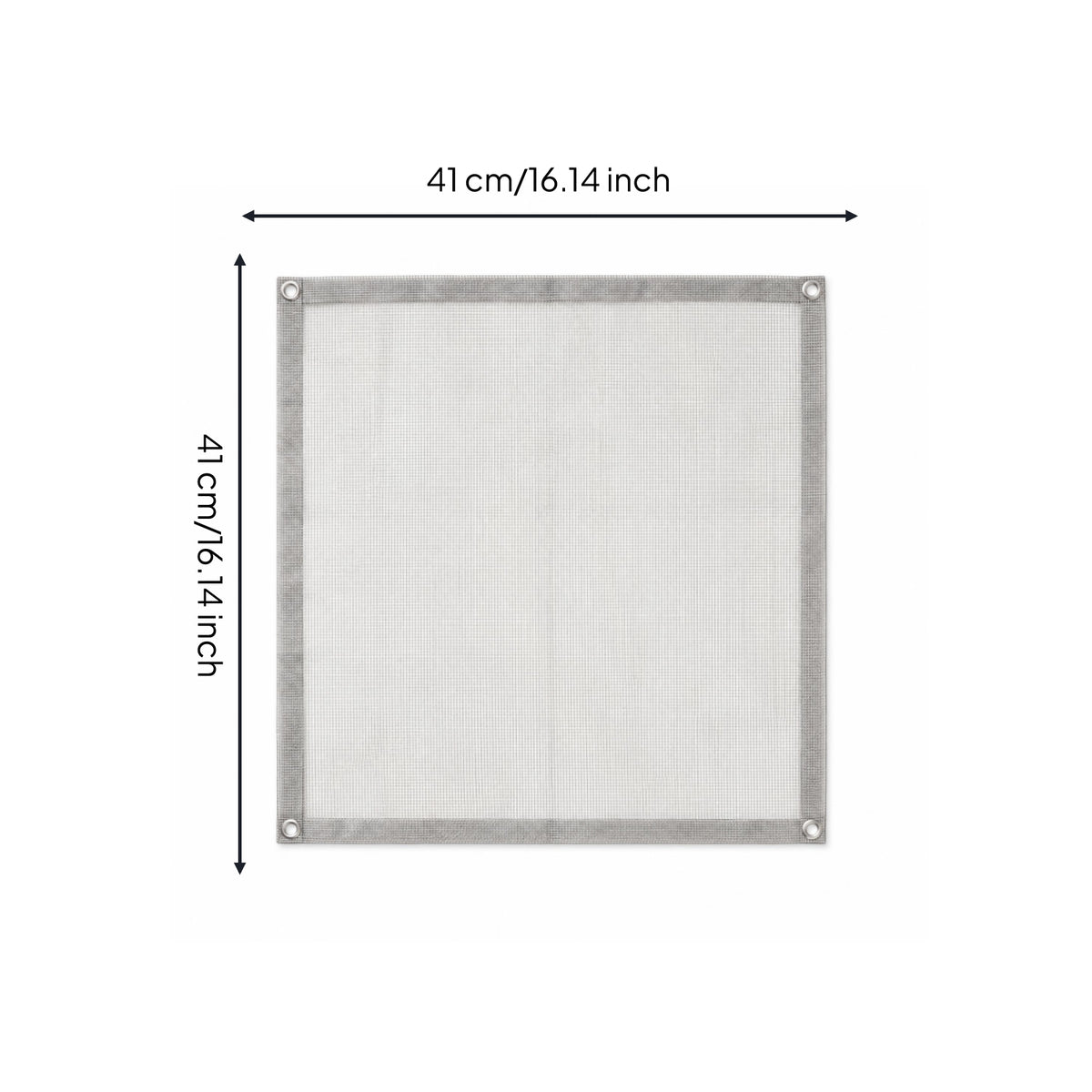 Reinforced Edging Stainless Steel Grill Net Reusable Fine Mesh Grill Net Easy to Clean Square Barbecue Mesh Rust Resistant for over a Fire
