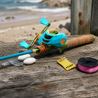 Macaron Baitcasting/Spinning Fishing Rod and Reel Combo Set