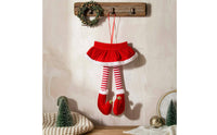 Hanging Car Decoration Festive Car Hanging Ornament Red-and-White Striped Charm for Vehicle Interior
