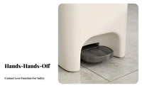 Foot Pedal Trash Can Large Capacity Foot Pedal Waste Bin Kitchen Garbage Can Hands-Effortless Function Lidded Wastebasket