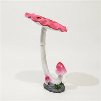 Fungus Statue Stone-Look Fungus Sculpture Outdoor Decor Weather Resistant Yard Art Whimsical for Gardeners, Flower Bed