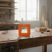 4-in-1 Wood Corner Rounding Template Precision Cut Arc Cutting Positioning Jig Easy to Use Round Corner Routing Guide Sturdy Metal for Woodworkers, Carpenters, DIYers, Furniture Making, Woodworking Shop