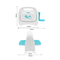 Mini Hand Crank Embossing Machine Portable Scrapbook Die for Scrapbooking