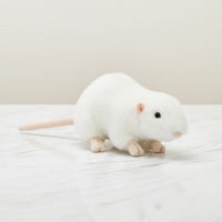 Stuffed Mouse Realistic Mouse Stuffed Plushie Fuzzy Soft Toy Cute for Children, Playroom, Nursery