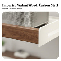 Wall Mounted Display Shelf Solid Wood Levitating Display Shelf Space Saving Electronics Accessory for Bedroom, Living Room