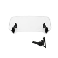 Aerodynamic Motorcycle Windscreen with Clamp Universal Adjustable Windshield Stable Wind Deflector with Clamp-on Clamp Long-Lasting for Motorcyclists, Commuters, Highway Riding, Touring