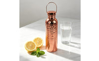 Stainless Metal Water Bottle Water Bottle with Canvas Environmentally Conscious Bag Friendly Container for Commuters, Outdoor