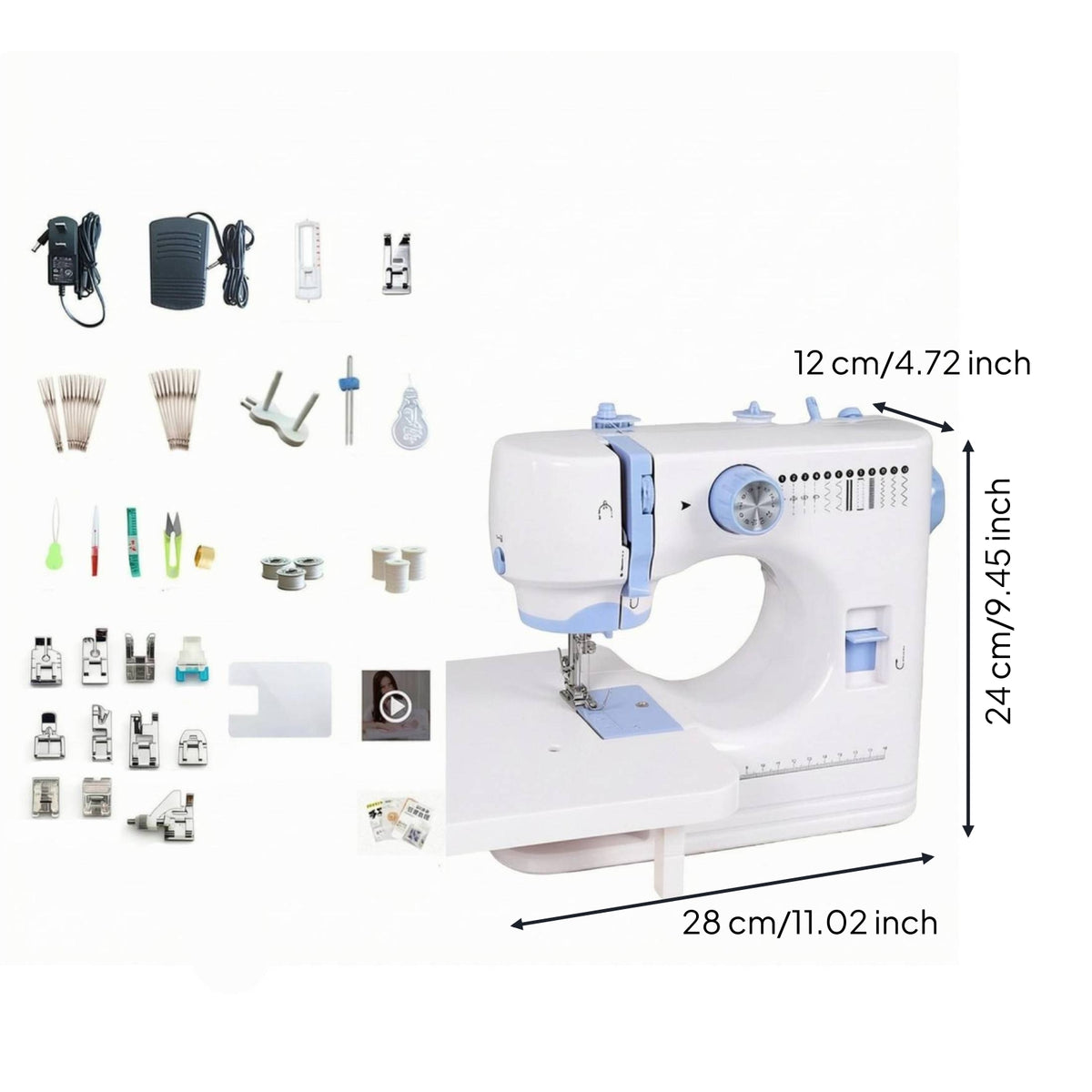Detachable Extension Table Electric Sewing Machine Presser Foot Set Desktop Sewing Machine Accessory Kit