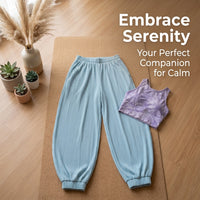Womens Pants Summer Trousers with Quick Dry Material, Palazzo High Waisted for Fitness and Dance, Baggy Breathable Polyester for