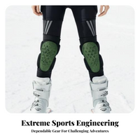Impact-resistant knee pads for running