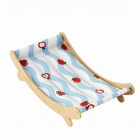 Cooling Lounge Bed Raised Hammock Pet Bed Slung Pet Chair Textile Surface Elevated Feline Lounge Breathable for Pets