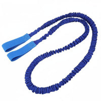 Rehabilitation Aid Central Training Band Versatile Pilates Elastic Band Non-Slip Grip Textile Covered Resistance Cord Easy to Clean for Gym