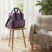 Nail Organizer Case with Shoulder Strap Multi-Layer Makeup Bag with Shoulder Strap Portable Makeup Organizer Bag for Travelers