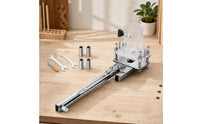 Adjustable Wood-Routing Slotting Jig Precision Slotting Jig with Guide Easy to Use Tool Heavy-Duty for Woodworkers