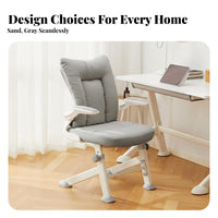 Lumbar Support Adjustable Ergonomic Chair Breathable Mesh Back Swivel Seat Easy Assembly Office Furniture for Students, Adults, Study Room, Workspace, Computer Desk