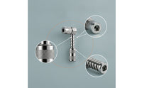 Right Angle Grease Nozzle Adapter Zinc-Plated for DIYers