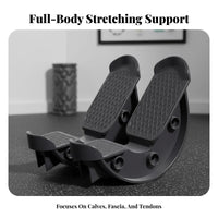 Increases Flexibility Foot and Leg Stretcher Deep Stretch Calf Rocker Non-Slip Surface Stretching Aid Ergonomic Design for Runners, Athletes