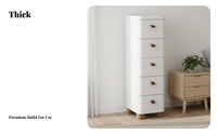 Drawer Cabinet Large Capacity Multi-Layer Storage Cabinet Thickened Material Multi-Layer Storage Chest for Students, Bedroom, Closet, Washroom