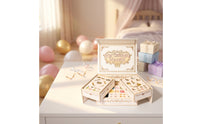 DIY Jewelry Box Kit Multi-Compartment Jewelry Box with Gift Bag Creative Toy for Girls