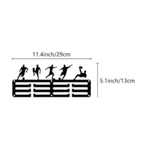 Showcase Your Achievements Running Medal Holder Sturdy and Long-Lasting Wall Mounted Medal Hanger Great Gift Idea Athlete Awards Display Cut for Runners, Athletes, Home Gym, Living Room, Bedroom