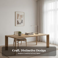 Long Rectangular Dining Table Modern Design Rectangular Dining Table Minimalist design Meeting Room Furniture for Business Owners, Kitchen, Event location