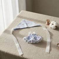 10cm Doll Dress Set Doll Bandana and Dress Set Handmade Toy Accessory