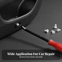 4 Pieces Car Door Clip Remover Set Non-Destructive Trim Removal Tool Kit