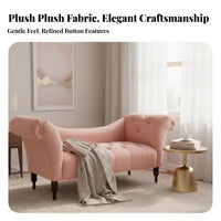 North American design Chaise Lounge Minimalist Design Single Sofa Fabric Upholstery Household Furniture Comfortable Seating for Adults, Students, Bedroom, book alcove, Apartment, Home Theater