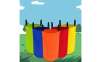 5 Pieces Parent-Child Kangaroo Jump Sack Fun Jumping Sack Balance Training Outdoor Race Bag Sturdy for Preschoolers, Kids, Kindergarten, Playground