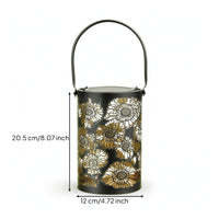 Solar Hanging Lantern Decorative Solar Lantern Lights Cylindrical for Patio