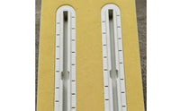 Rudder Box Base Rectangular Paddle Board Fin Slot Base Rounded Corners Water Sports Part