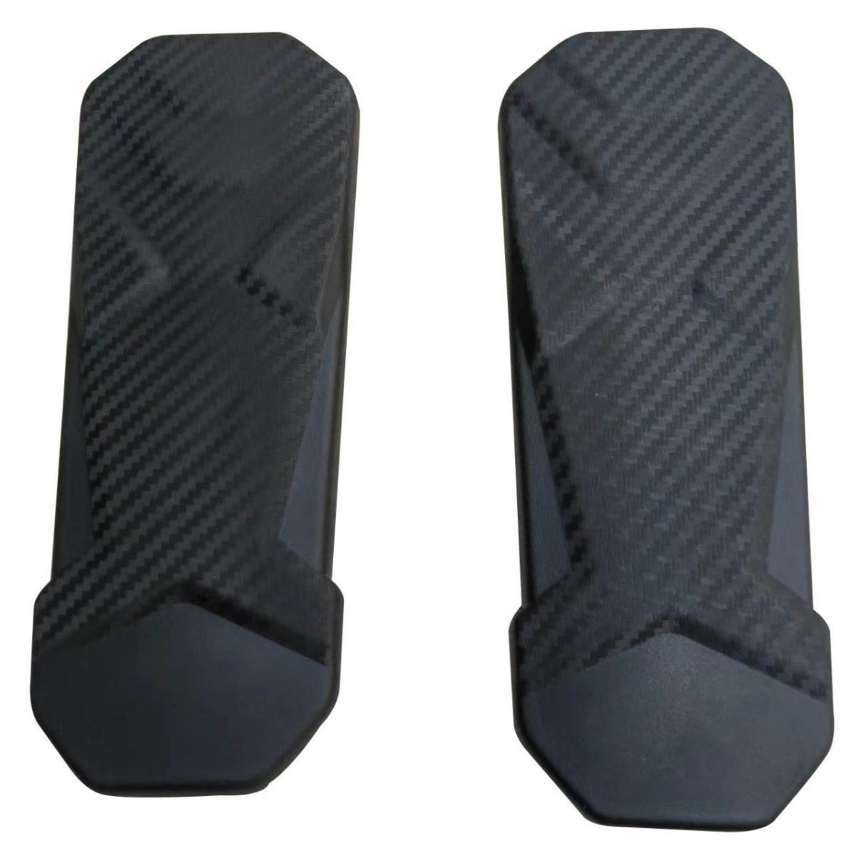 Armrest Pads with Mounting Plate Carbon-Fiber-Style Chair Arm Pads with Mounting Holes Office Chair Armrests Easy to Install