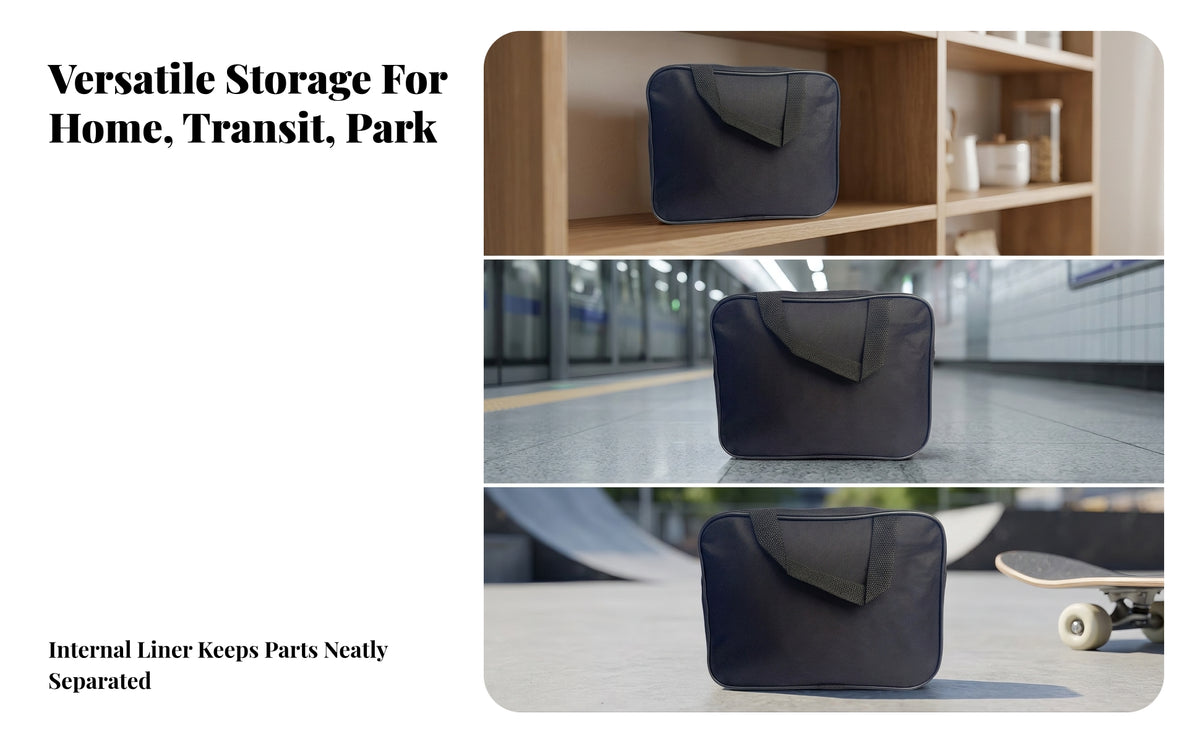 Portable Glide Board Bag | Stitched strap Hand Straps, Secure Zipper Closure, glide Board Carrying Case, for Commuting