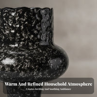 Home Decor Hand-Painted Vase Sculptural for Floral Arrangements