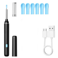 Ear Cerumen Removal Tool with Camera Easy to Use Ear Cleaning Tool with Camera Soft Slim for Adults, Home, Bathroom