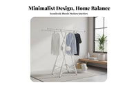 X-Frame Foldable Drying Rack Floor-Standing Accordion Drying Rack Space-Saving