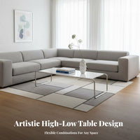 Nordic aesthetic Racetrack Pedestal Table Minimalist Design Home Furniture Modern Aesthetic Designer Look for Interior Designers, Homeowners, Renters, Living Room, Apartment, Lounge Area, Bedroom