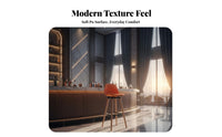 Built-in Footrest Swivel High Stool with Backrest Anti-Slip Foot Pads Bar Chair Padded Seat Seating Furniture Sturdy Leg Design for Homeowners, Business Owners, Adults, Reception Desk, Kitchen Island, Restaurant, Dining Room