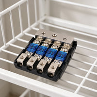 Electrical Fuse Distribution Block High Conductivity Car Audio Fuse Holder Fused Power Distribution Block Long-Lasting Cover