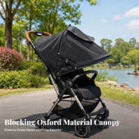 Universal Canopy Cover with Clamp Adjustable Fit Stroller Sun Shade Protection Snap-on Sunshade Rain Cover for Wheelchairs