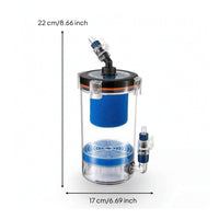 Prestrainer Bucket Aquarium Prestrainer with Sponge Reusable Cylinder Sponge Foam for Home Tanks
