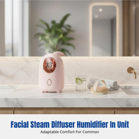 Facial Steamer, Nano Mist Hydration Device, Home Steam, Deep Moisturizing, Hot Mist, Pore Care