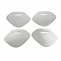 4 Pieces Speaker Grille Trim Covers Perforated Car Thin pieceProfile