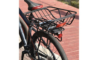 Easy to Install Cycle Rear Basket Stable Load Carrying Bike Back Basket Sturdy Frame for Students, Shopping, Commuting