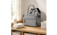 Waterproof Diaper Backpack Foldable Baby Stroller Storage Bag Easy to Clean