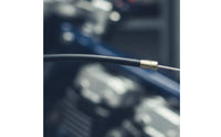 Replacement Motorcycle Cable with Return Spring Compatible Motorcycle Control Cable Flexible Threaded for Mechanics, Handlebar Repair