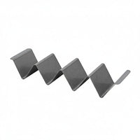 6 Pieces Retro Design Stainless Steel Taco Holder Rust-Resistant Metal Taco Stand Easy to Clean Food Serving Tool Sturdy