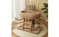 Cat Furniture with Bed Multi Level Cat Scratching Surface with Bed Comfortable Furniture for Living Room, Apartment