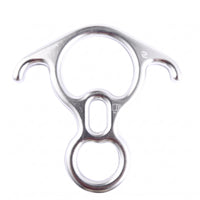 Figure-Eight Descender Compact Spur Descender Climbing Rappel Device Polished Rappel Device High Friction Control
