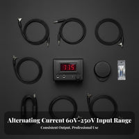 Digital Screen Skin Marking Instrument Power Supply Adjustable Electrical Potential Digital Permanent Makeup Power Supply Foot Pedal Control